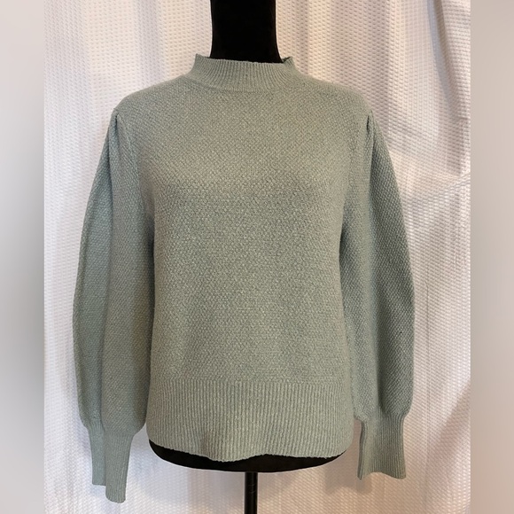 Pink Republic teal long sleeve pullover sweater size large - Picture 1 of 8